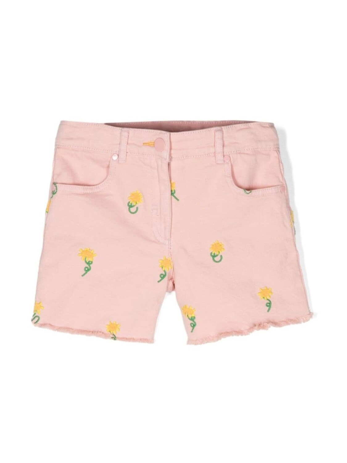Stella McCartney Kids джинсовые шорты с цветочной вышивкой, розовый
Stella McCartney Kids джинсовые шорты с цветочной вышивкой, розовый