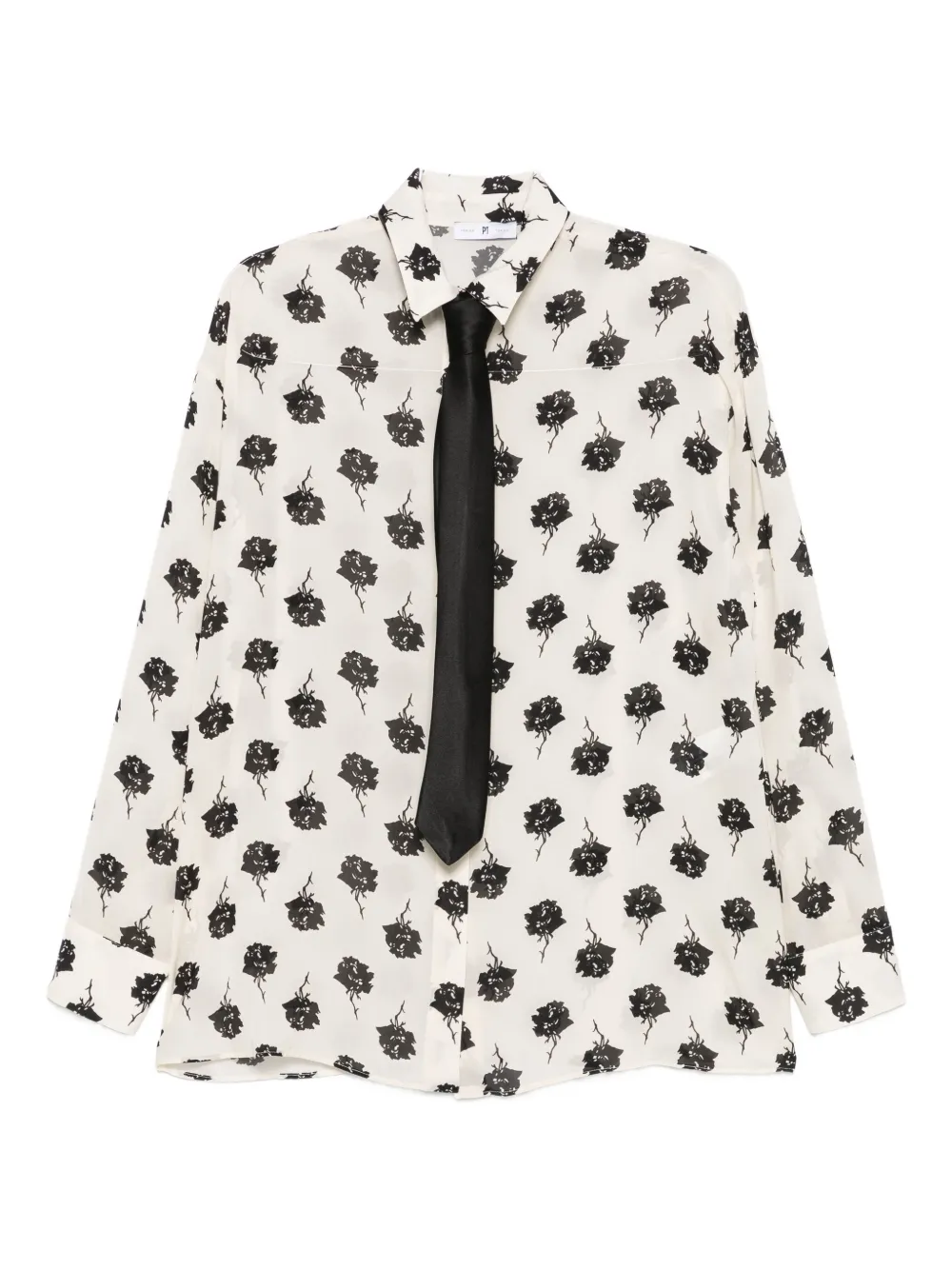 Рубашка с цветочным декором Pt Torino, бежевый
Рубашка с цветочным декором Pt Torino, бежевый