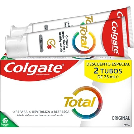 Зубная паста Colgate Total, 75 мл, 2 шт.
Зубная паста Colgate Total, 75 мл, 2 шт.