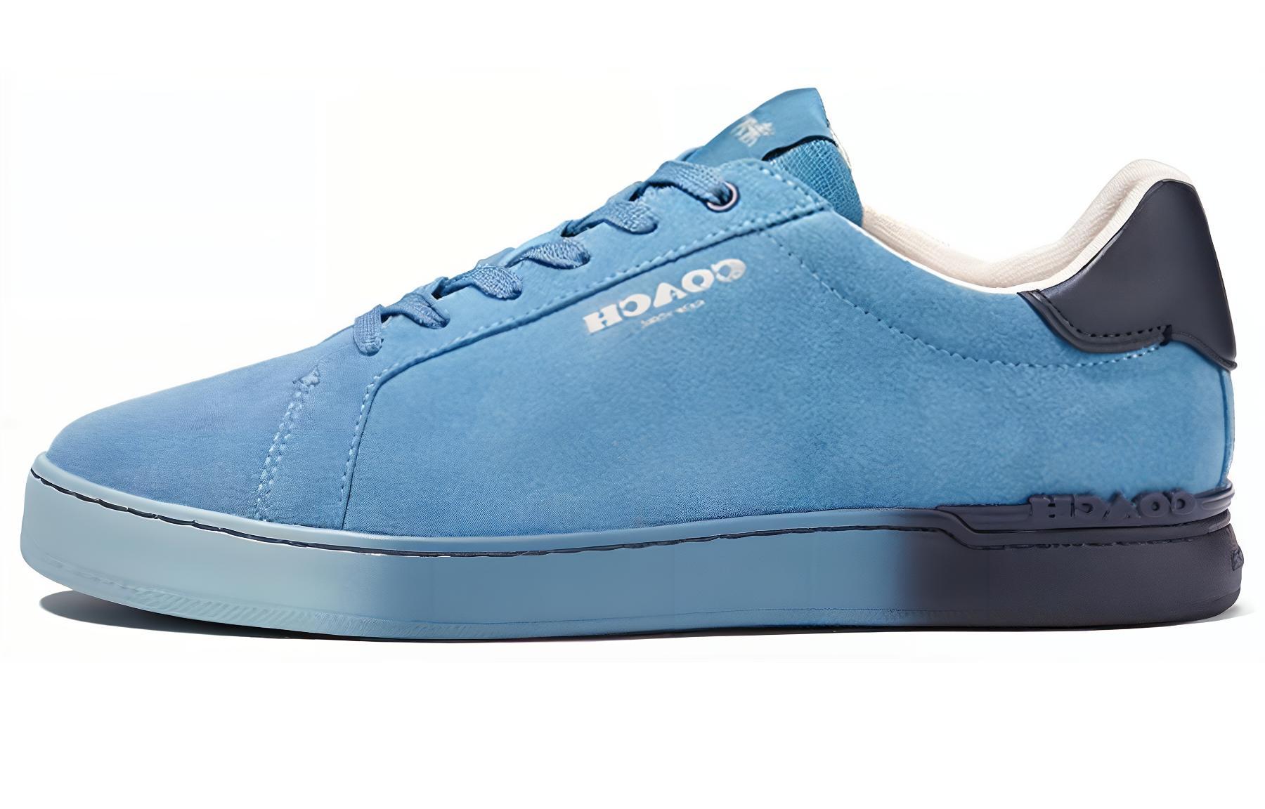 COACH Кожаные низкие стильные скейтерские кроссовки Men's Blue
COACH Кожаные низкие стильные скейтерские кроссовки Men's Blue