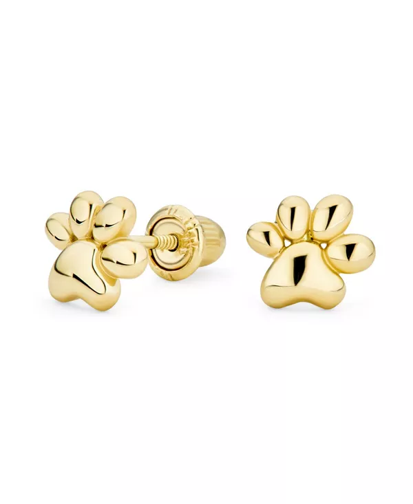 Миниатюрные серьги-гвоздики с принтом лапки любимого животного, щенка, котенка, любителя собак, кошки, из 14-каратного желтого золота с застежкой-молнией и завинчивающейся крышкой Bling Jewelry, gold
Миниатюрные серьги-гвоздики с принтом лапки любимого животного, щенка, котенка, любителя собак, кошки, из 14-каратного желтого золота с застежкой-молнией и завинчивающейся крышкой Bling Jewelry, gold