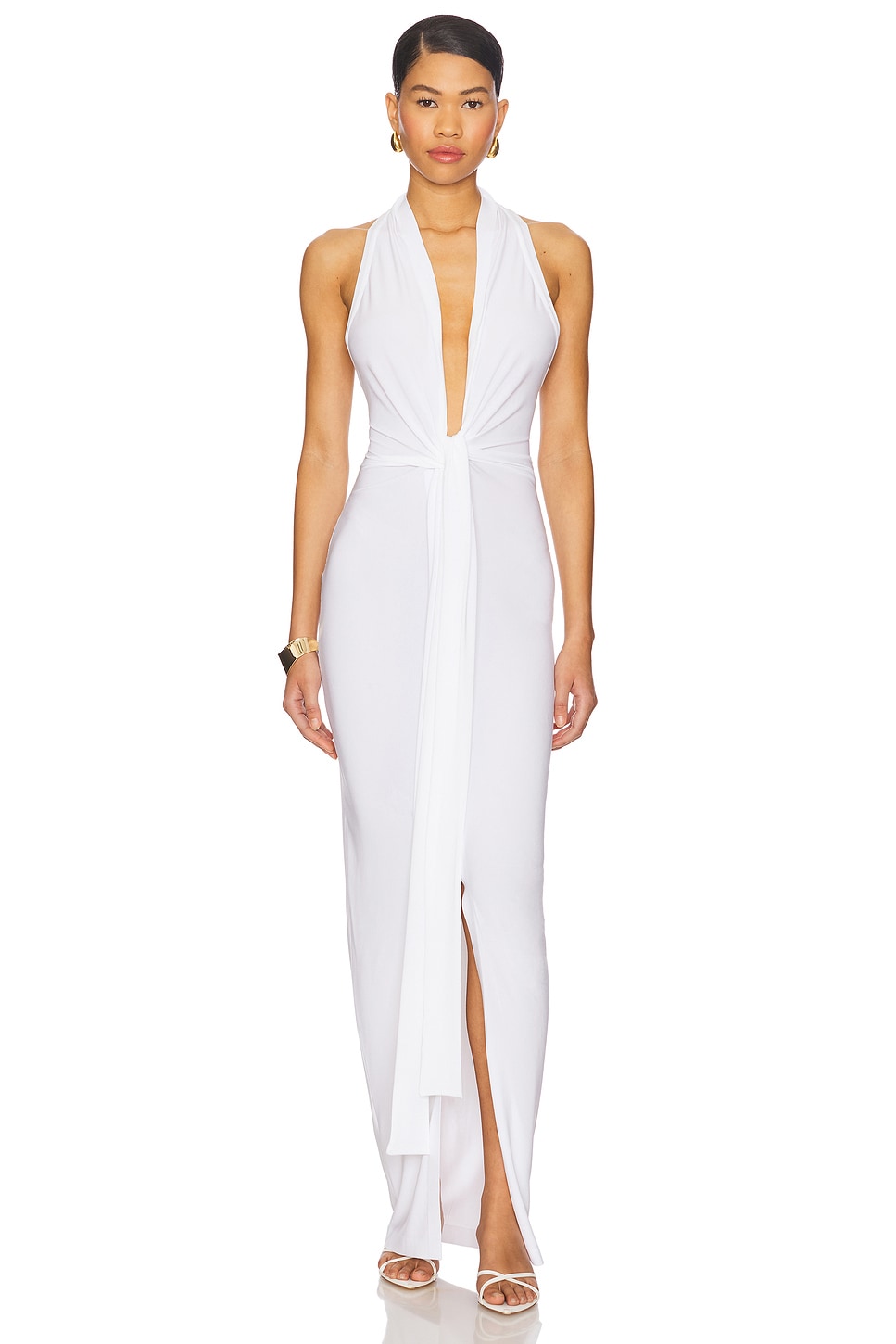 Платье с завязками на шее Норма Камали, snow white
Платье с завязками на шее Норма Камали, snow white