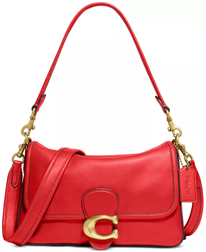 Мягкая кожаная сумка через плечо Tabby со съемным регулируемым ремнем COACH, черный
Мягкая кожаная сумка через плечо Tabby со съемным регулируемым ремнем COACH, черный