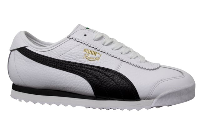 Мужские кроссовки Roma 68 Vintage белые кожаные с низкой шнуровкой 370051 02 Puma, черный
Мужские кроссовки Roma 68 Vintage белые кожаные с низкой шнуровкой 370051 02 Puma, черный