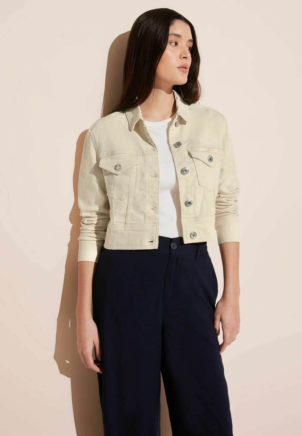 Джинсовая куртка Street One, бежевый
Джинсовая куртка Street One, бежевый