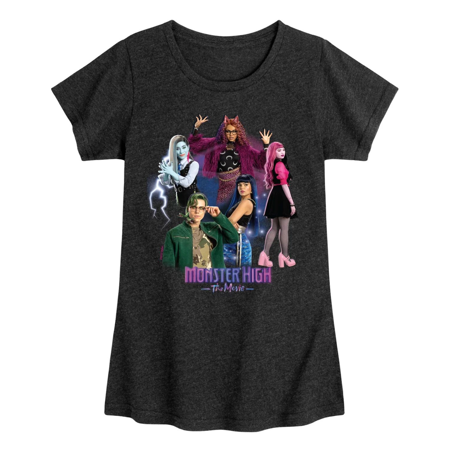 Футболка с графическим рисунком для девочек 7–16 лет Monster High: The Movie Group Shot Licensed Character
Футболка с графическим рисунком для девочек 7–16 лет Monster High: The Movie Group Shot Licensed Character