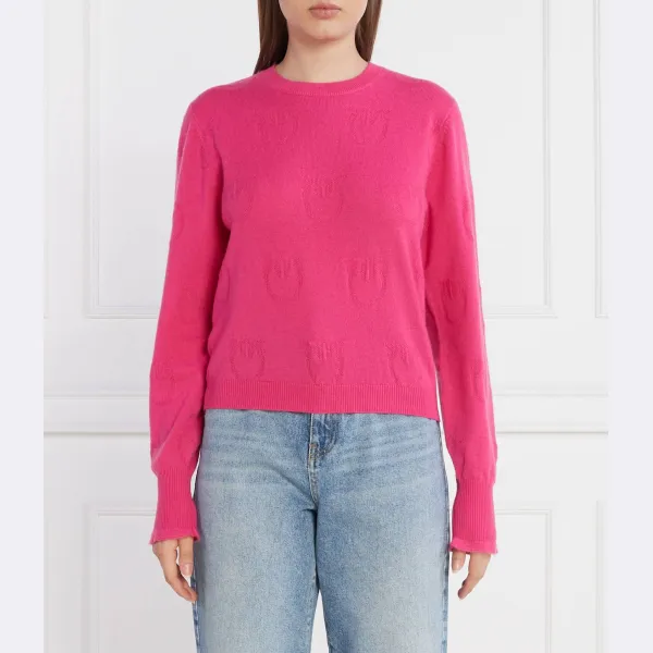 Кашемировый свитер обычного кроя Pinko, розовый
Кашемировый свитер обычного кроя Pinko, розовый