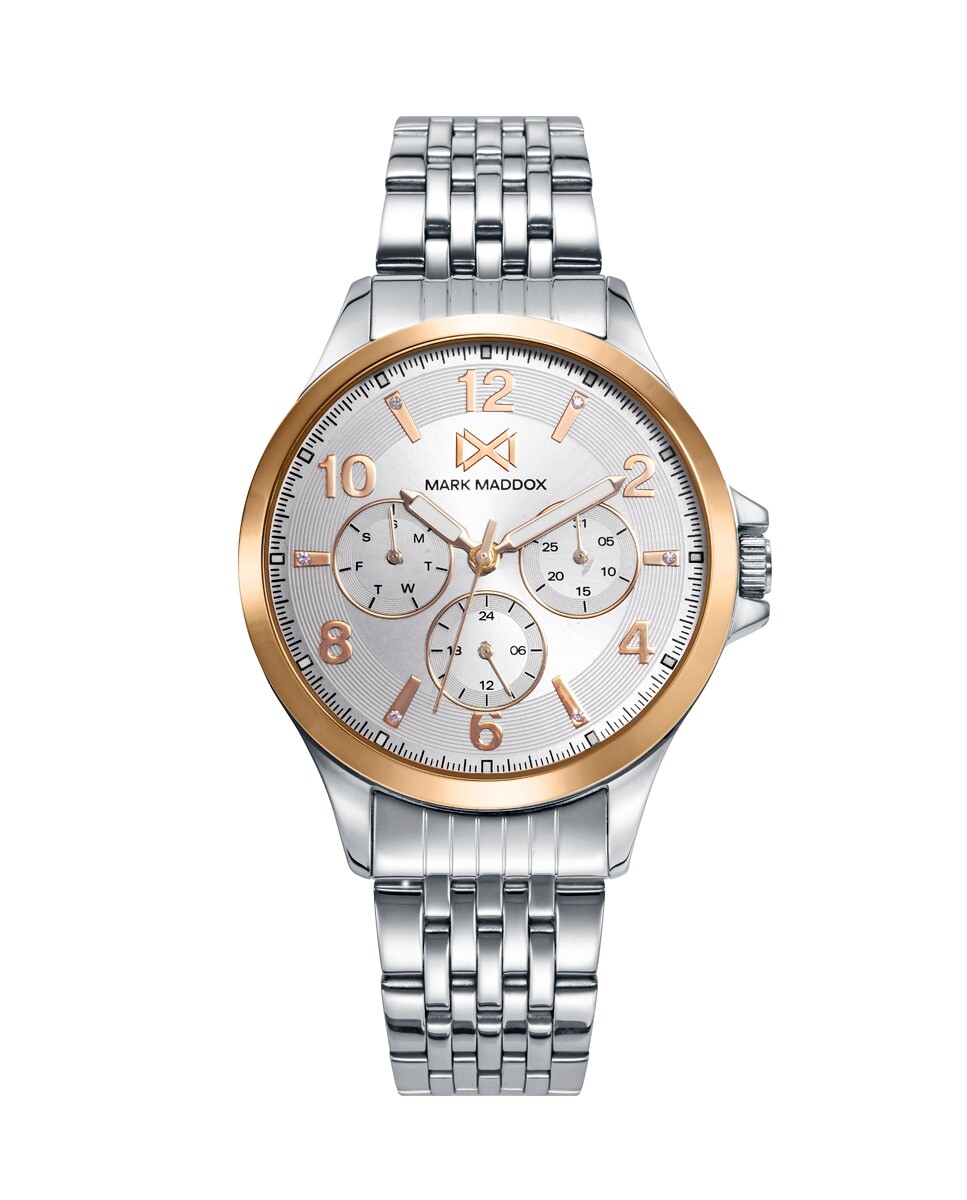 Многофункциональные женские часы Tooting из стали с серебряным ремешком Mark Maddox, серебро
Многофункциональные женские часы Tooting из стали с серебряным ремешком Mark Maddox, серебро