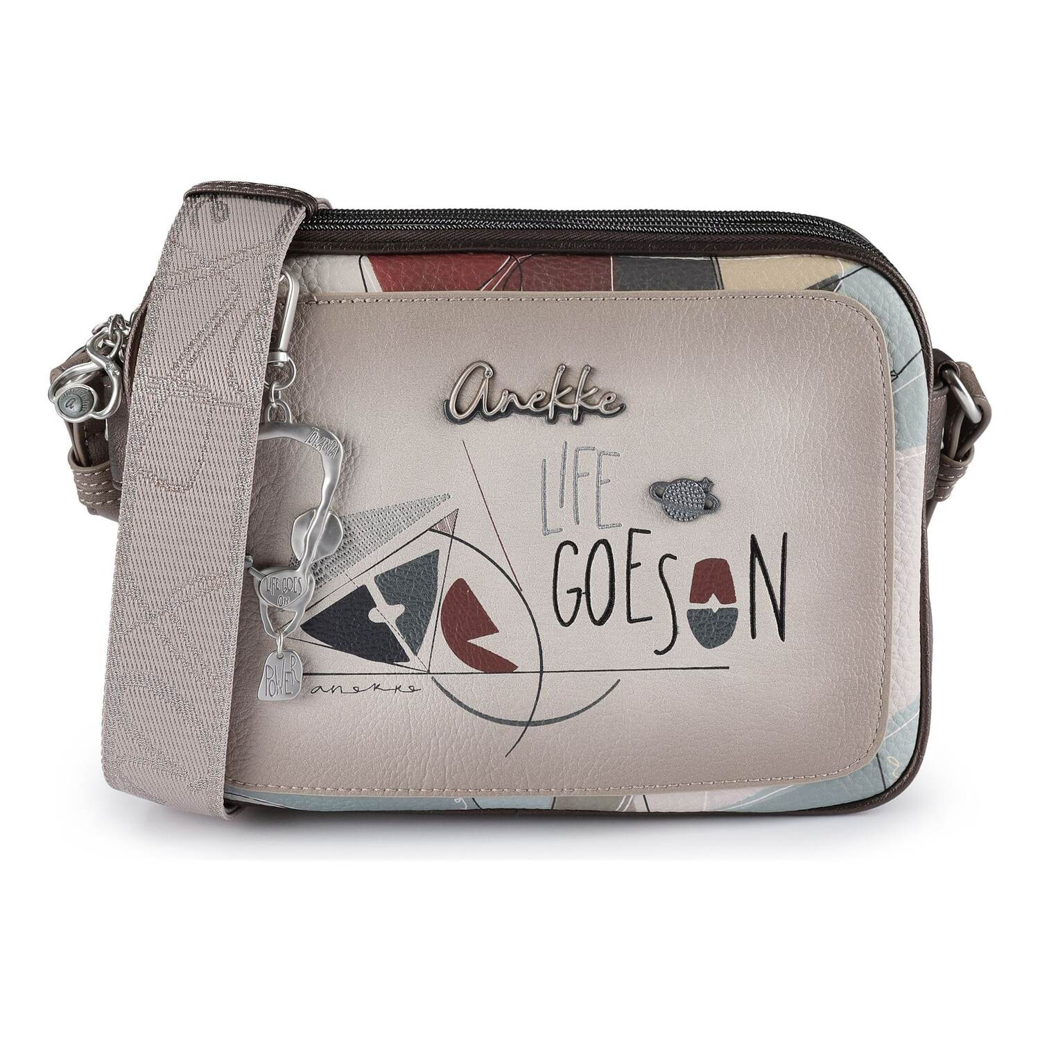 Anekke Сумка через плечо 'Auralis' в светло-сером цвете
Anekke Сумка через плечо 'Auralis' в светло-сером цвете