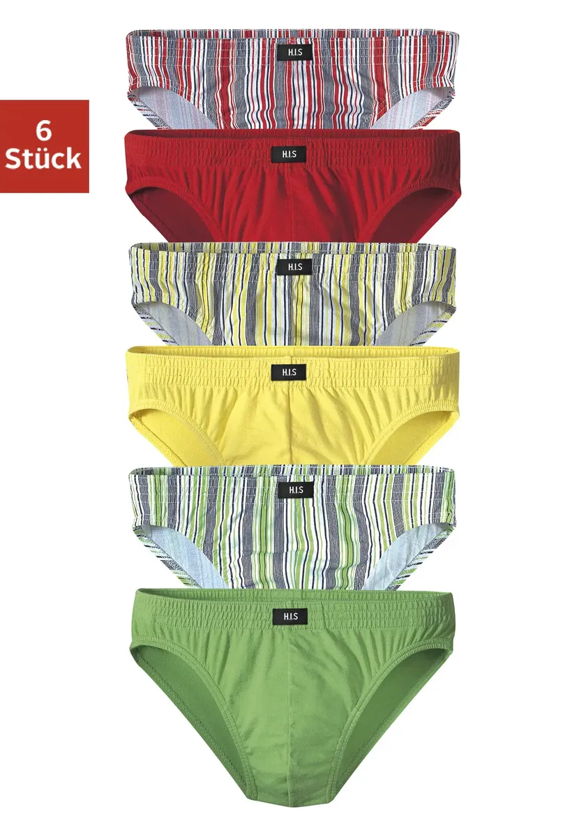 Трусы H.I.S (6 шт.), классический крой, цвет Bunt
Трусы H.I.S (6 шт.), классический крой, цвет Bunt