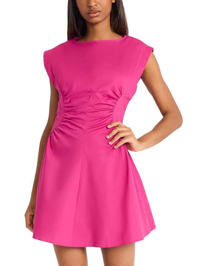 Собранное льняное мини-платье Donna Morgan, фиолетовый
Собранное льняное мини-платье Donna Morgan, фиолетовый