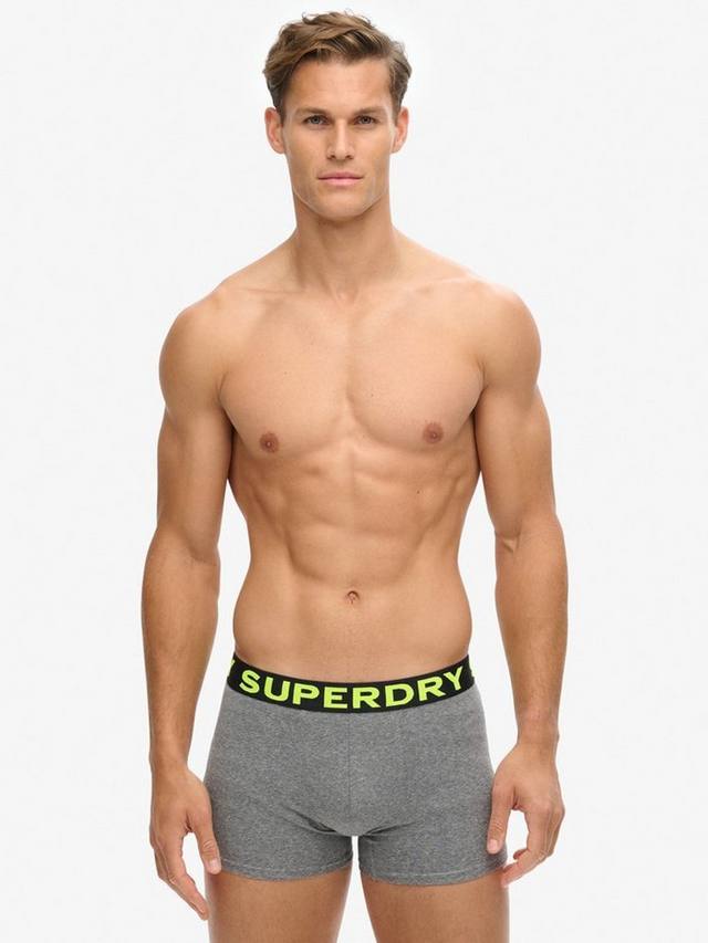 Эластичные хлопковые боксеры Superdry, Pack of 3, Grey/Black
Эластичные хлопковые боксеры Superdry, Pack of 3, Grey/Black