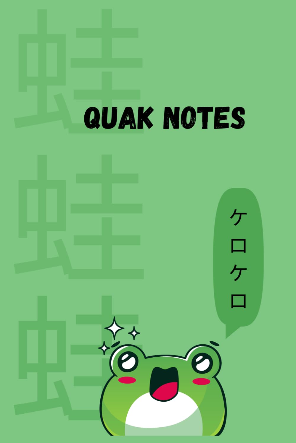 Quak Notes: Quak Notes Grün: Frosch Notizbuch kariert | japanisches und niedliches design | süßes Notizbuch | grün, cute, kawaii | Ideal als Geschenk | 115 Seiten | 15x22,5cm (German Edition) (Independently published)
Quak Notes: Quak Notes Grün: Frosch Notizbuch kariert | japanisches und niedliches design | süßes Notizbuch | grün, cute, kawaii | Ideal als Geschenk | 115 Seiten | 15x22,5cm (German Edition) (Independently published)