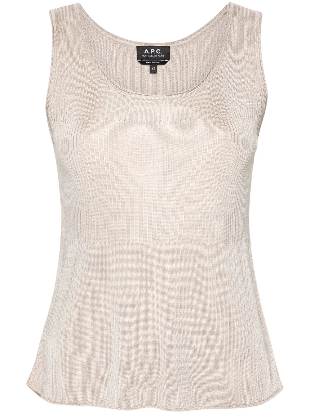 Топ в рубчик A.P.C., нейтральный
Топ в рубчик A.P.C., нейтральный