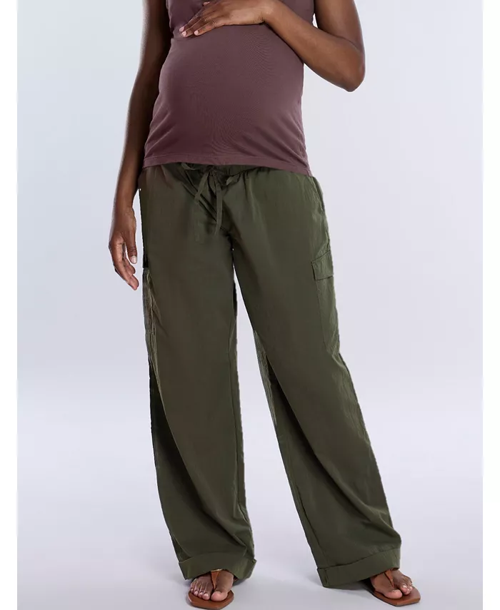 Удобные брюки-карго свободного кроя для беременных под живот – Motherhood Motherhood Maternity, зеленый
Удобные брюки-карго свободного кроя для беременных под живот – Motherhood Motherhood Maternity, зеленый