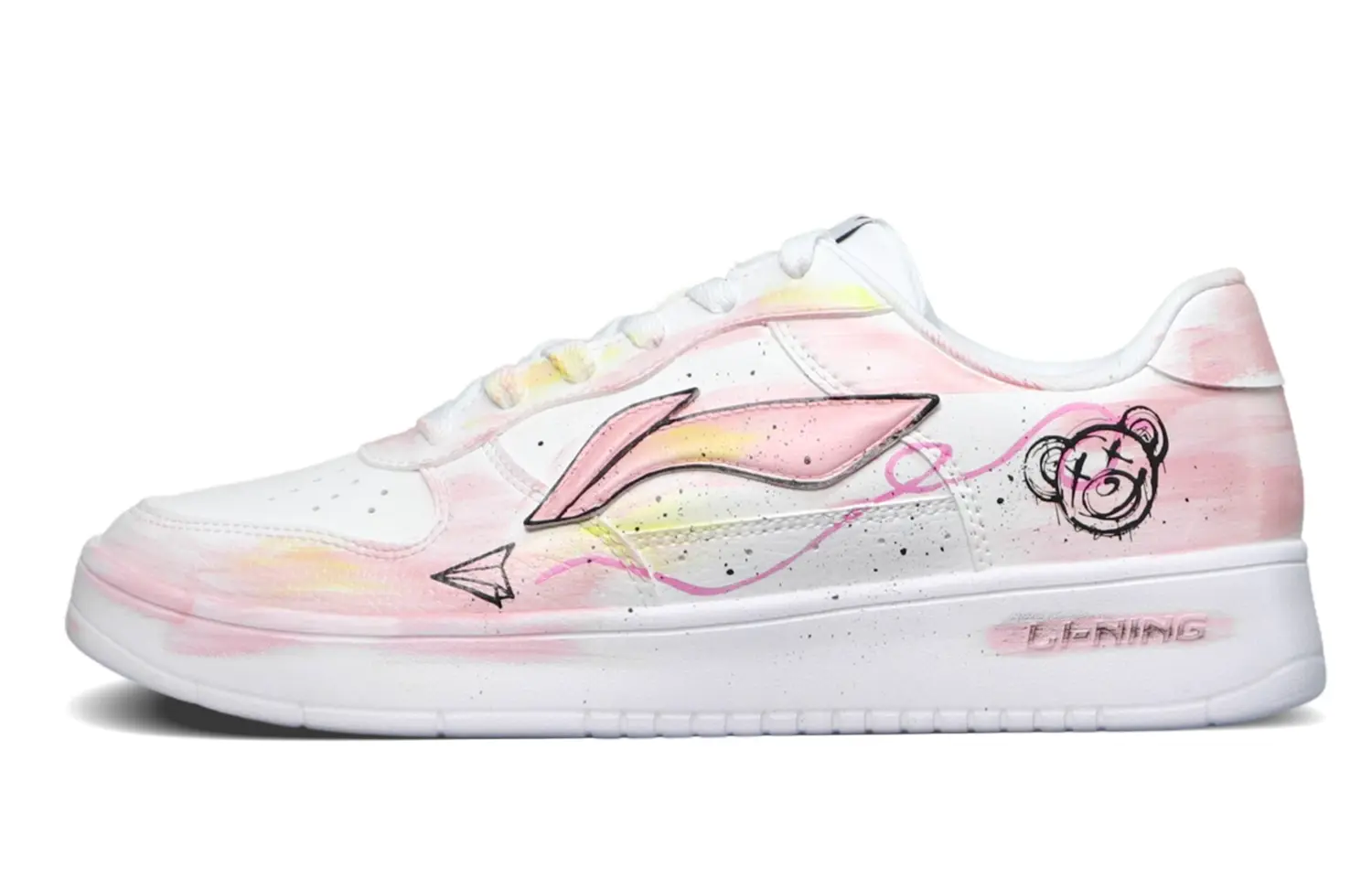 LINING Лининг Понтон Боутс нескользящие, износостойкие, дышащие низкие скейтерские кроссовки мужские бело-розовые, цвет White Pink
LINING Лининг Понтон Боутс нескользящие, износостойкие, дышащие низкие скейтерские кроссовки мужские бело-розовые, цвет White Pink