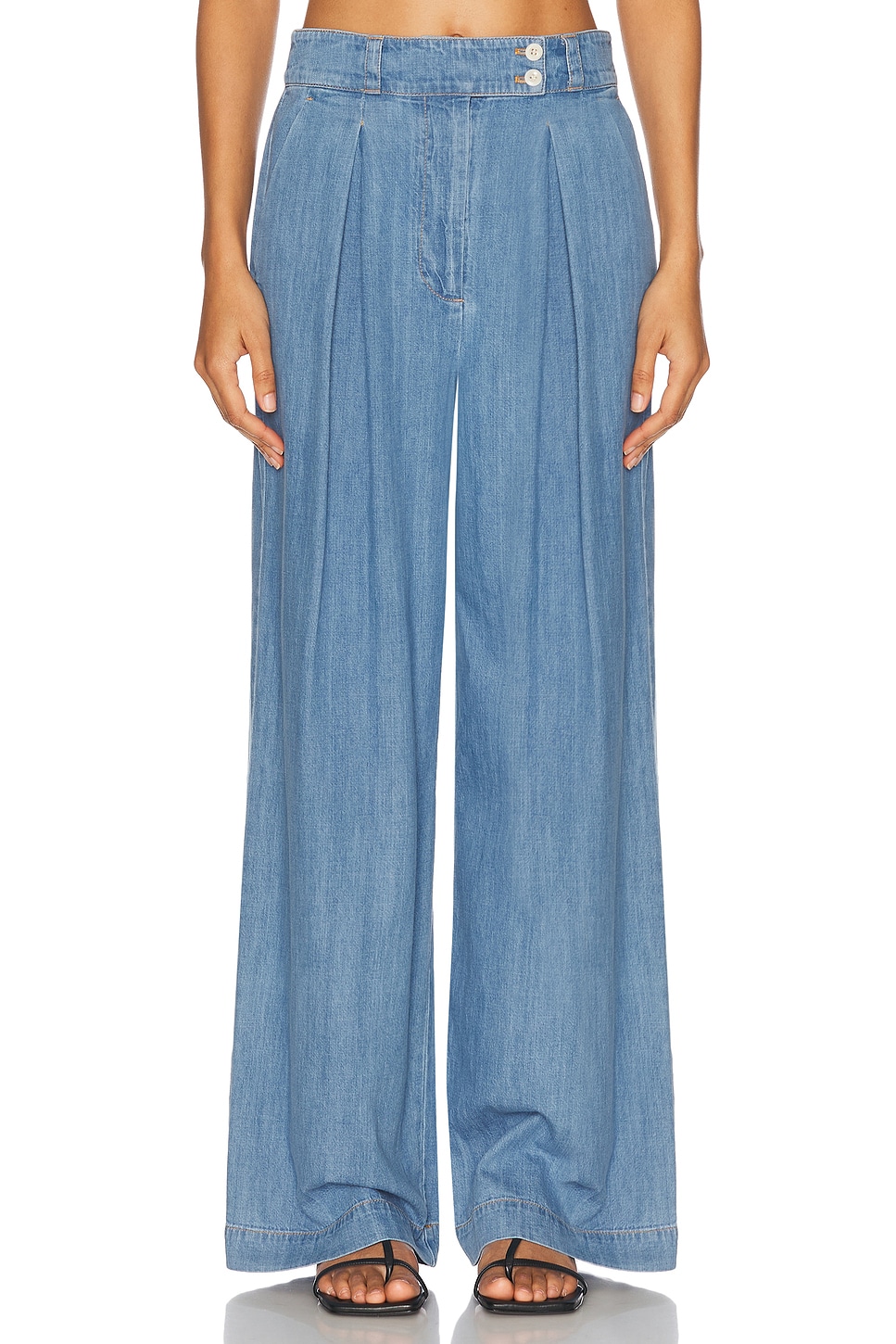 Newport Straight Leg Брюки Jenni Kayne, Denim 
Newport Straight Leg Брюки Jenni Kayne, Denim