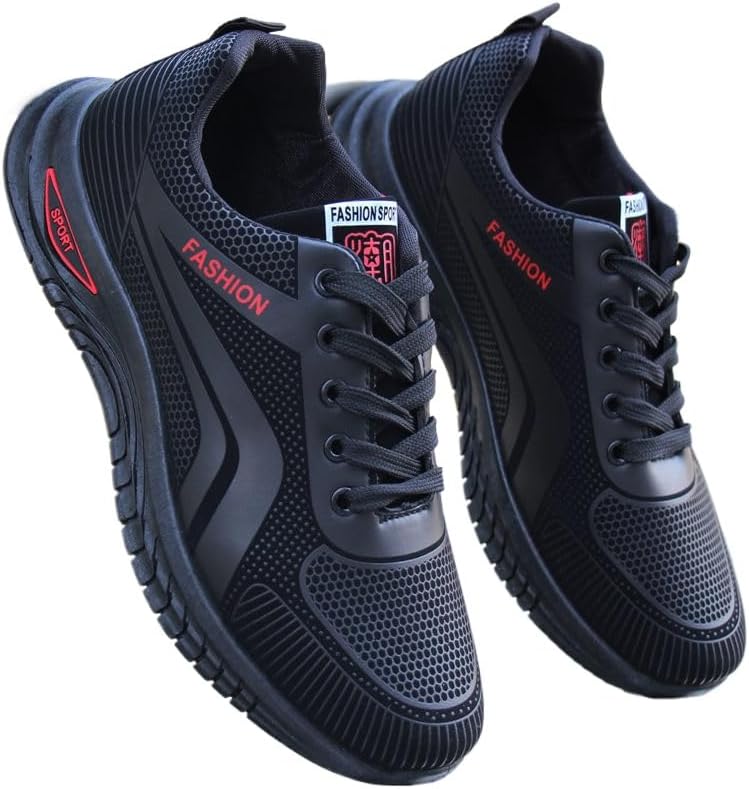 Мужские модные кроссовки дышащие сетчатые для бега Нескользящие с мягкой подошвой Повседневные спортивные прогулочные обувь Soft Time Toy, красный
Мужские модные кроссовки дышащие сетчатые для бега Нескользящие с мягкой подошвой Повседневные спортивные прогулочные обувь Soft Time Toy, красный