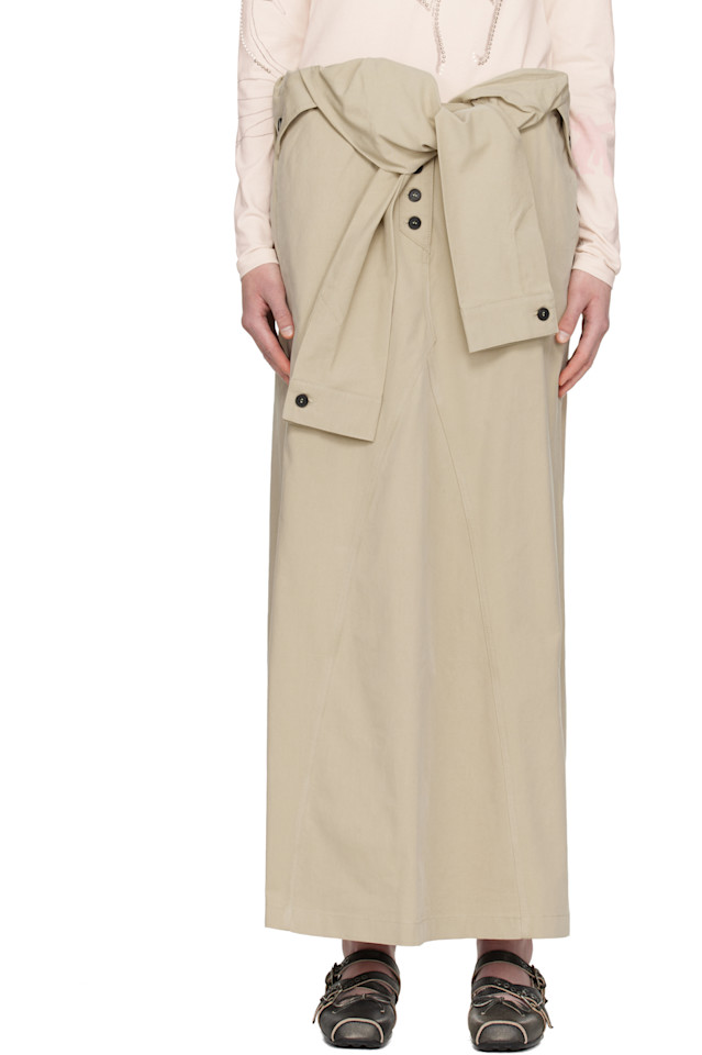 Миди-Юбка с запахом Open Yy, бежевый
Миди-Юбка с запахом Open Yy, бежевый