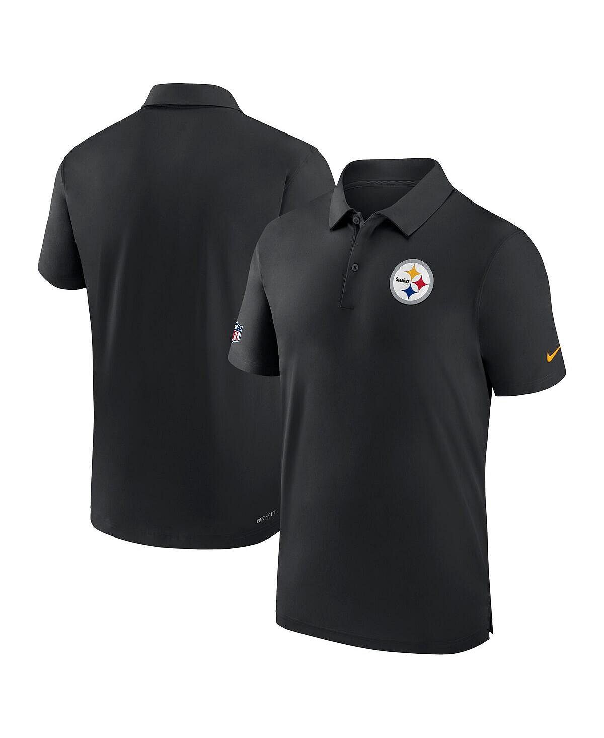 Мужская черная рубашка-поло Pittsburgh Steelers Sideline Coaches Performance Nike
Мужская черная рубашка-поло Pittsburgh Steelers Sideline Coaches Performance Nike