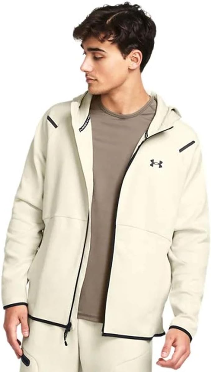 Under Armour - Mens Unstoppable FLC Full Zip Sweater, Silt-Black
Under Armour - Mens Unstoppable FLC Full Zip Sweater, Silt-Black