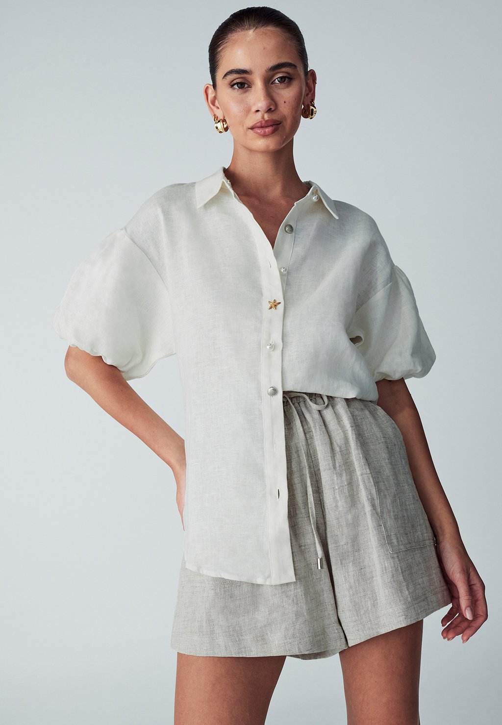 Блузка на пуговицах VIEN ST MRLO, белый
Блузка на пуговицах VIEN ST MRLO, белый