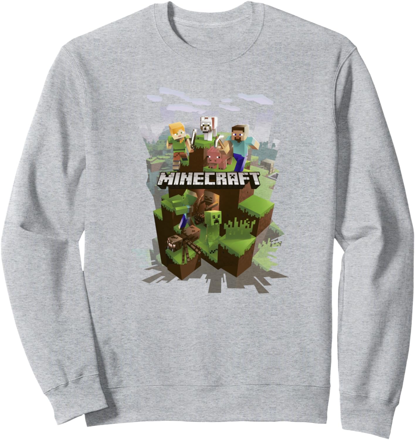 Толстовка с заголовком Групповое фото в Minecraft, серая (серый меланж), размер S
Толстовка с заголовком Групповое фото в Minecraft, серая (серый меланж), размер S