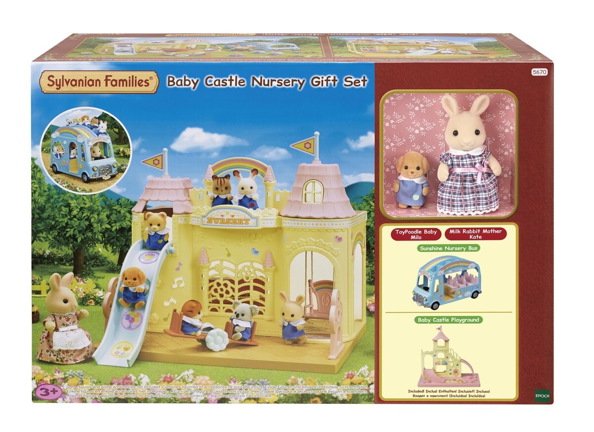 Sylvanian Families, Подарочный набор Castle для детского сада с 2 фигурками, 5670
Sylvanian Families, Подарочный набор Castle для детского сада с 2 фигурками, 5670