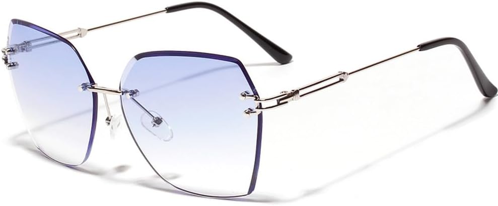 Мужские солнцезащитные очки в стиле ретро без оправы, женские модные металлические многоугольные солнцезащитные очки класса люкс, женские очки-очки с защитой от УФ-излучения UV400 TKKTLLT, Gradient Blue
Мужские солнцезащитные очки в стиле ретро без оправы, женские модные металлические многоугольные солнцезащитные очки класса люкс, женские очки-очки с защитой от УФ-излучения UV400 TKKTLLT, Gradient Blue