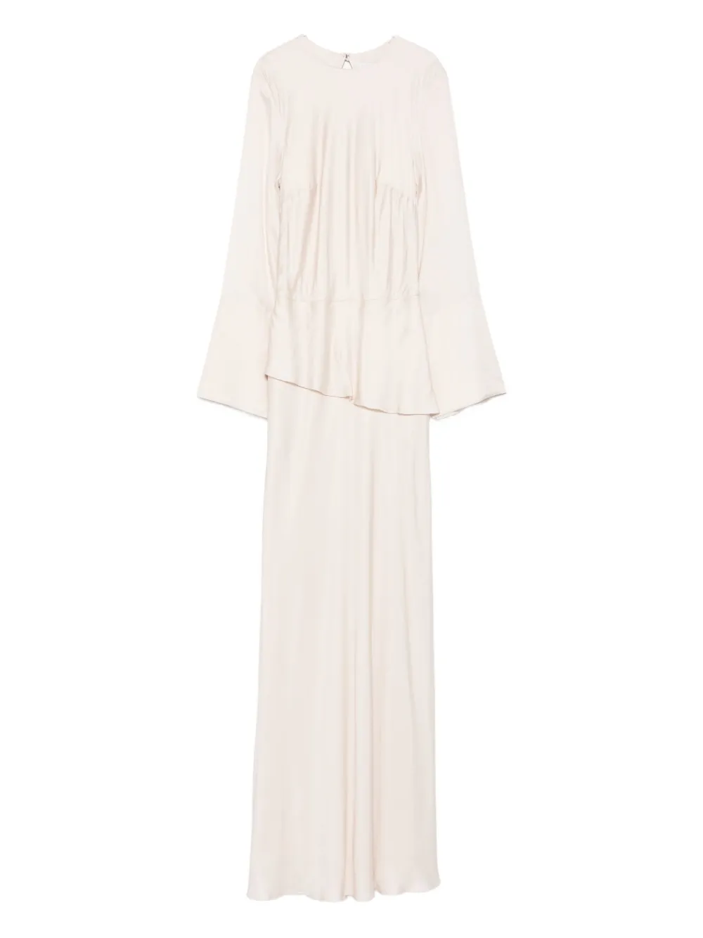 Фиолетовое платье макси с широкими рукавами Brandon Maxwell, нейтральный
Фиолетовое платье макси с широкими рукавами Brandon Maxwell, нейтральный