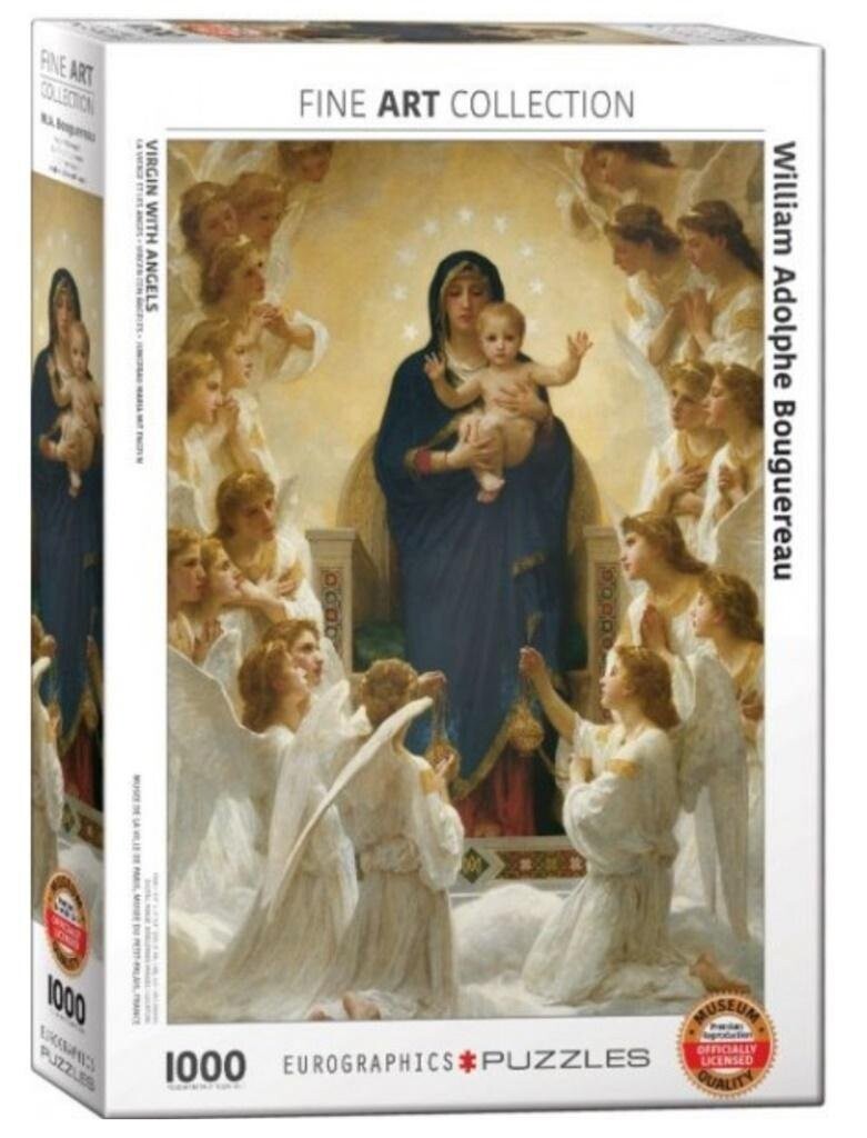 Еврографика, пазл, Дева Мария и ангелы, 1000 шт. EuroGraphics
Еврографика, пазл, Дева Мария и ангелы, 1000 шт. EuroGraphics