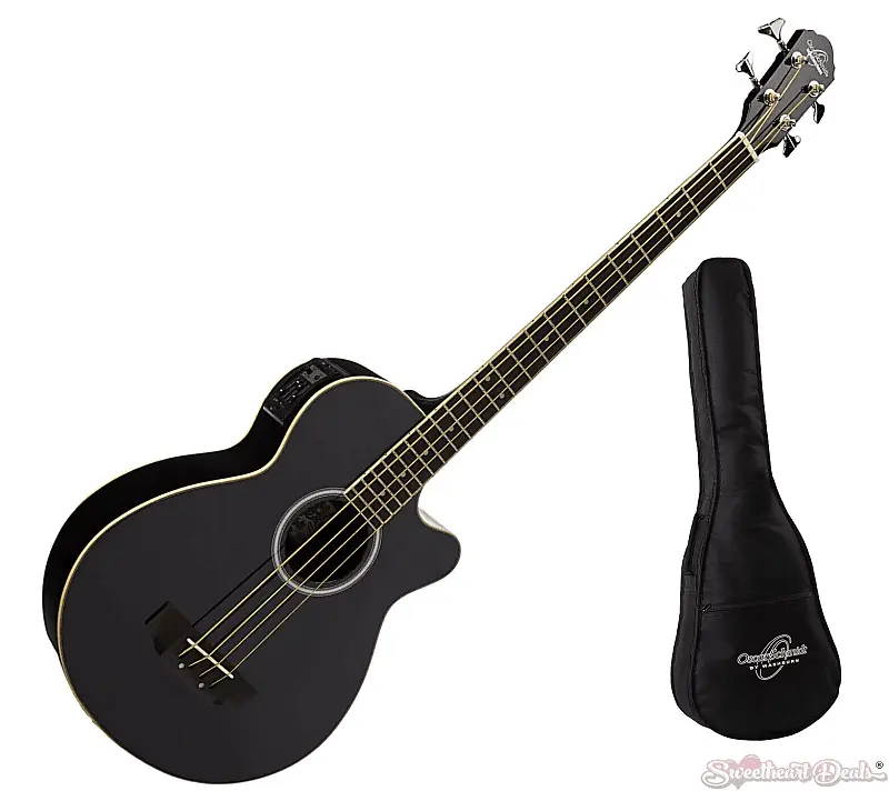 Басс гитара Oscar Schmidt OB100B Acoustic-Electric Bass with Gig Bag - Black
Басс гитара Oscar Schmidt OB100B Acoustic-Electric Bass with Gig Bag - Black