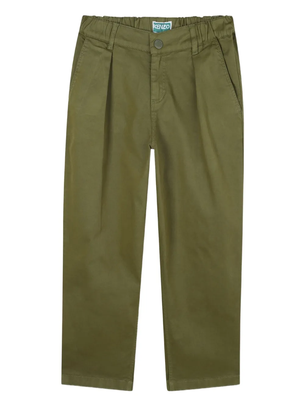 Брюки с эластичным поясом Kenzo Kids, зеленый
Брюки с эластичным поясом Kenzo Kids, зеленый