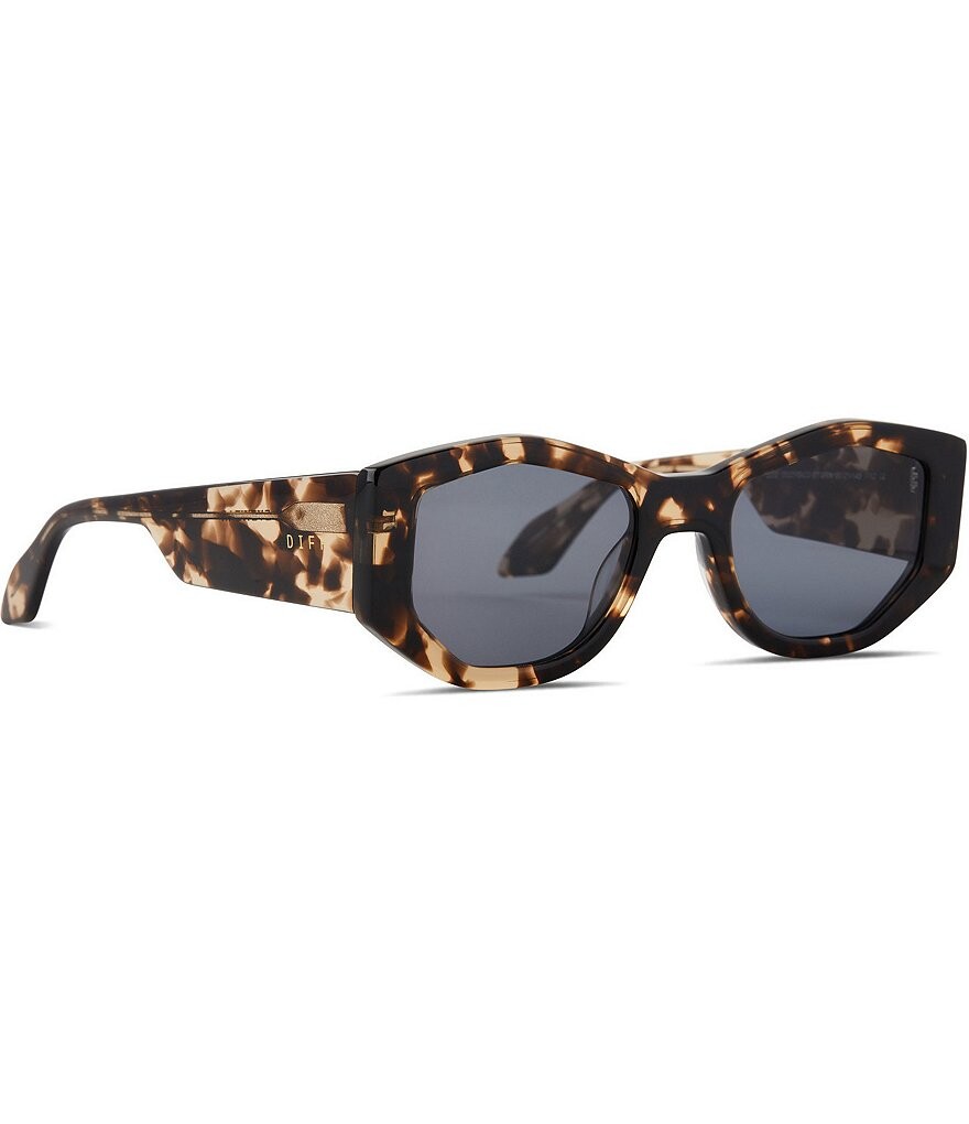 Женские солнцезащитные очки Zoe DIFF Eyewear 55 мм с черепаховым геометрическим узором и поляризацией, мультиколор
Женские солнцезащитные очки Zoe DIFF Eyewear 55 мм с черепаховым геометрическим узором и поляризацией, мультиколор