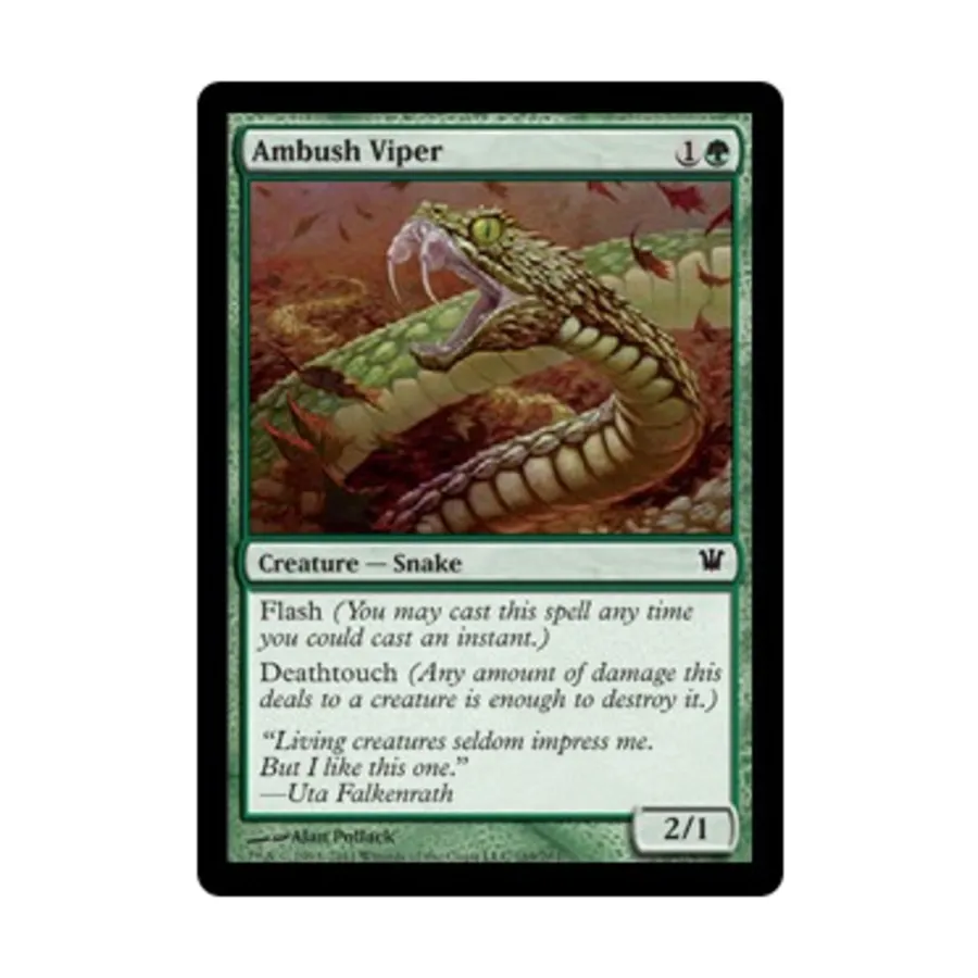 CCG Засадная гадюка (клавиша C), MTG - Innistrad
CCG Засадная гадюка (клавиша C), MTG - Innistrad