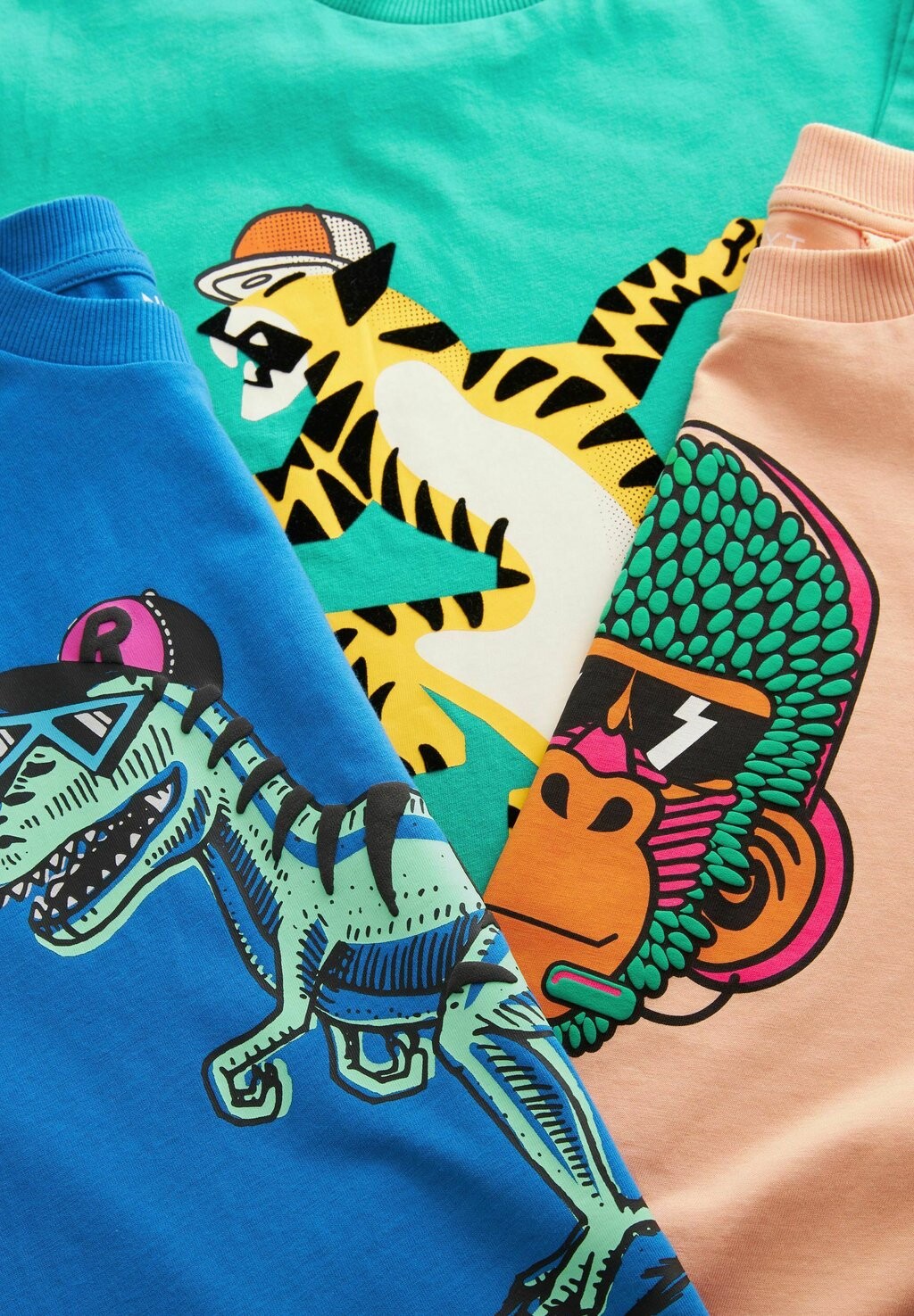 Принт на футболке Short Sleeve Graphic 3 Pack Standard Next, мульти-катающиеся животные
Принт на футболке Short Sleeve Graphic 3 Pack Standard Next, мульти-катающиеся животные