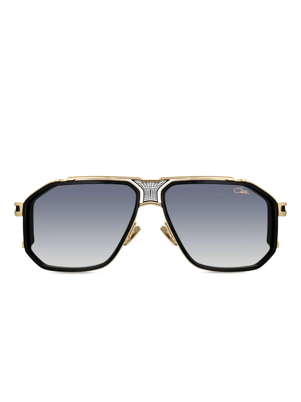 Солнцезащитные очки в геометрической оправе с золотыми деталями Cazal, золотой
Солнцезащитные очки в геометрической оправе с золотыми деталями Cazal, золотой