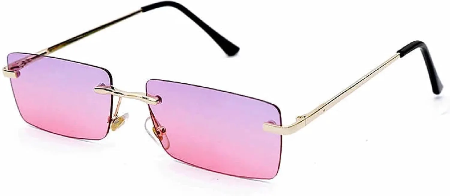 Женские солнцезащитные очки без оправы, модные желто-оранжевые солнцезащитные очки для женщин и мужчин с защитой от УФ-излучения UV400 SZVVBKK, Gold-purple-pink
Женские солнцезащитные очки без оправы, модные желто-оранжевые солнцезащитные очки для женщин и мужчин с защитой от УФ-излучения UV400 SZVVBKK, Gold-purple-pink