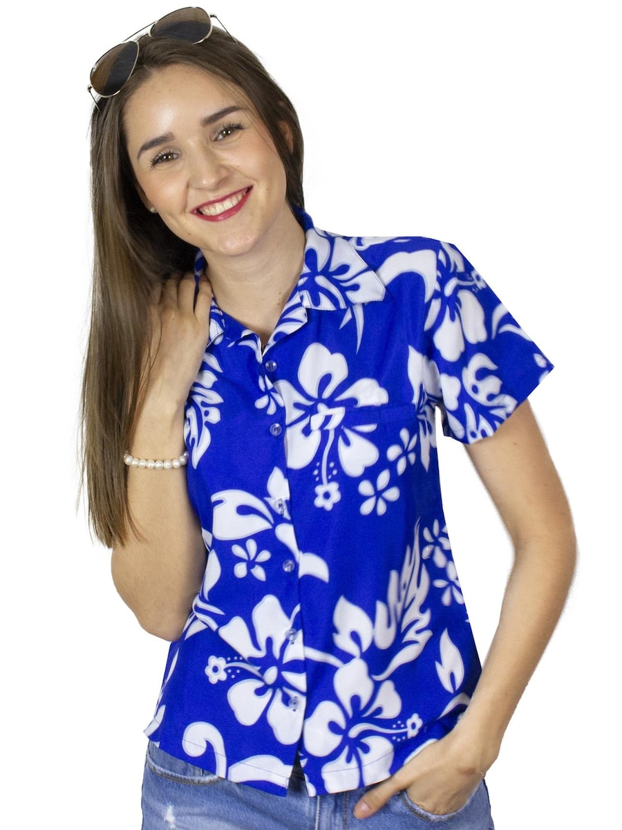 Блуза King Kameha Hibiscus, индиго
Блуза King Kameha Hibiscus, индиго