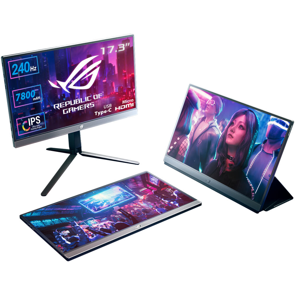 Монитор ASUS Republic of Gamers Strix 17,3 дюйма с частотой обновления 240 Гц
Монитор ASUS Republic of Gamers Strix 17,3 дюйма с частотой обновления 240 Гц