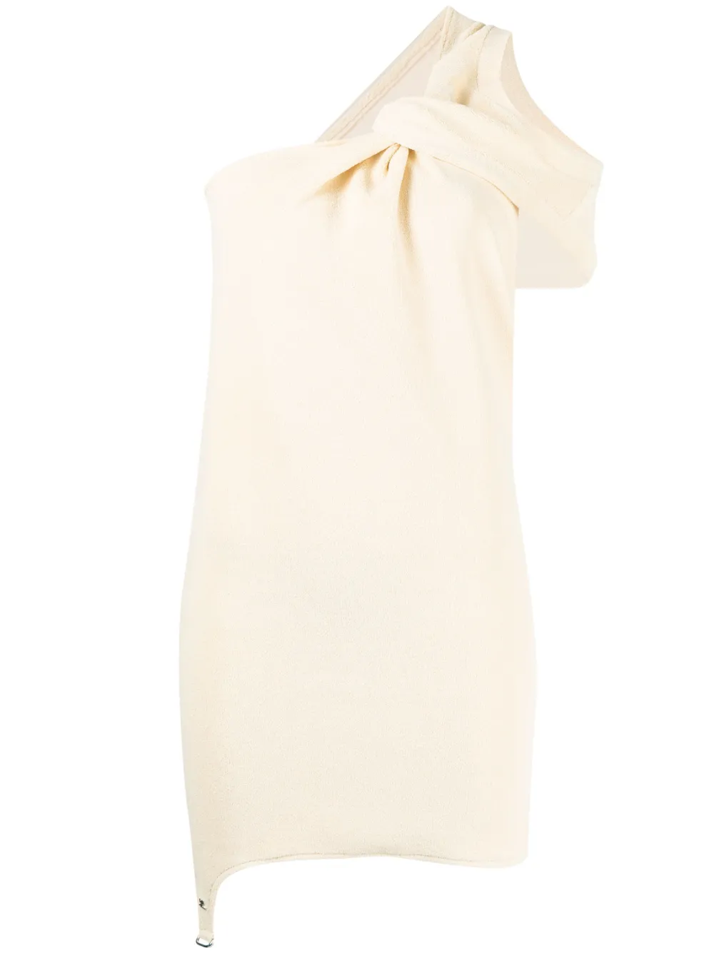 Платье мини на одно плечо с узлом Courrèges, белый
Платье мини на одно плечо с узлом Courrèges, белый