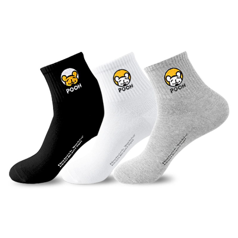 Набор из 3 пар носков Winnie The Pooh Series Mid Calf Disney, черный
Набор из 3 пар носков Winnie The Pooh Series Mid Calf Disney, черный