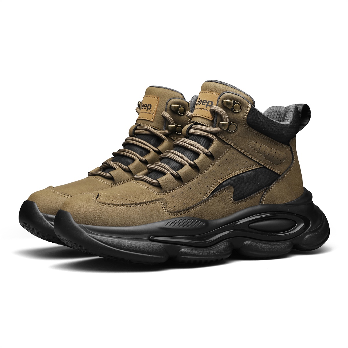 Дышащие термостойкие абразивоустойчивые амортизирующие высокие походные ботинки для мужчин Jeep, army зеленый
Дышащие термостойкие абразивоустойчивые амортизирующие высокие походные ботинки для мужчин Jeep, army зеленый