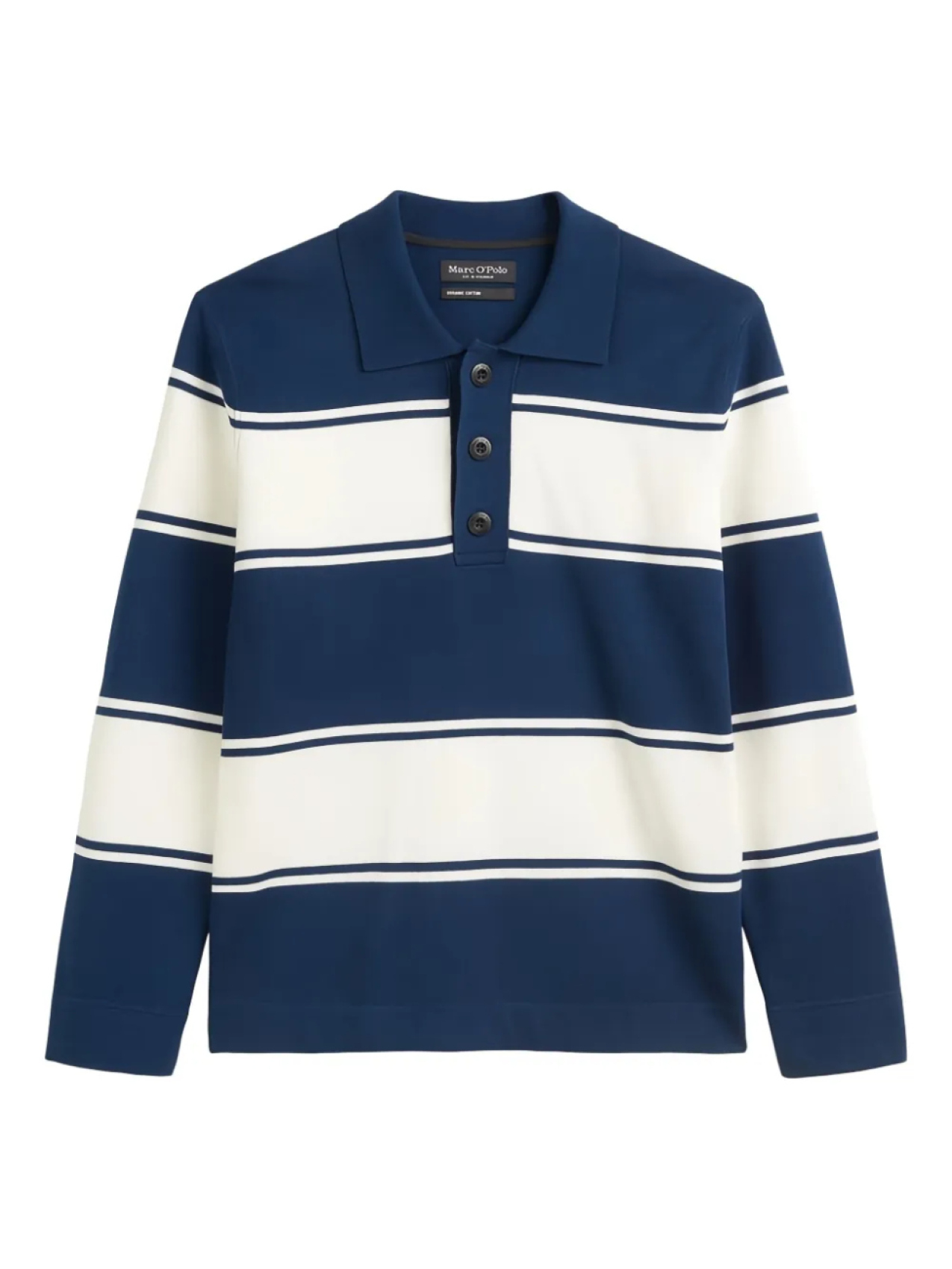 Полосатая рубашка поло с длинными рукавами Marc O'Polo, синий
Полосатая рубашка поло с длинными рукавами Marc O'Polo, синий