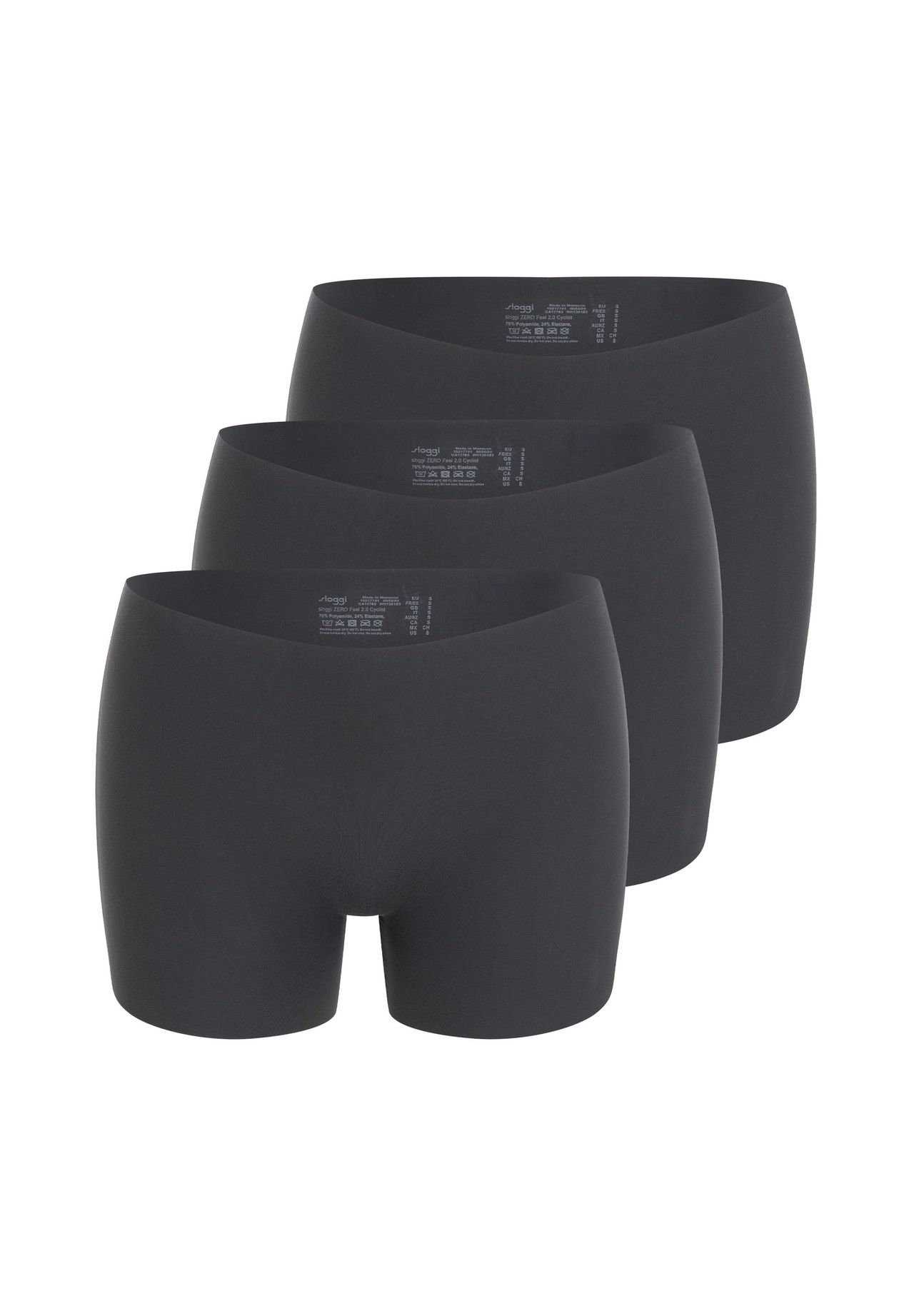 Набор трусиков из 3 шт Zero Feel 20 Cyclist Sloggi, черный
Набор трусиков из 3 шт Zero Feel 20 Cyclist Sloggi, черный