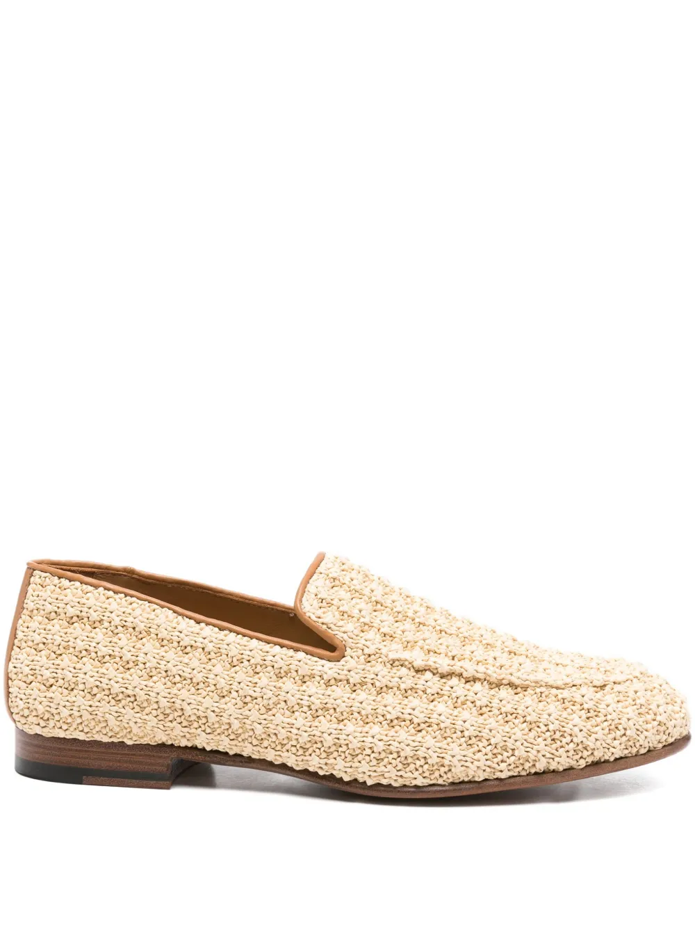 Лоферы из плетеной кожи рафии Canali, нейтральный
Лоферы из плетеной кожи рафии Canali, нейтральный