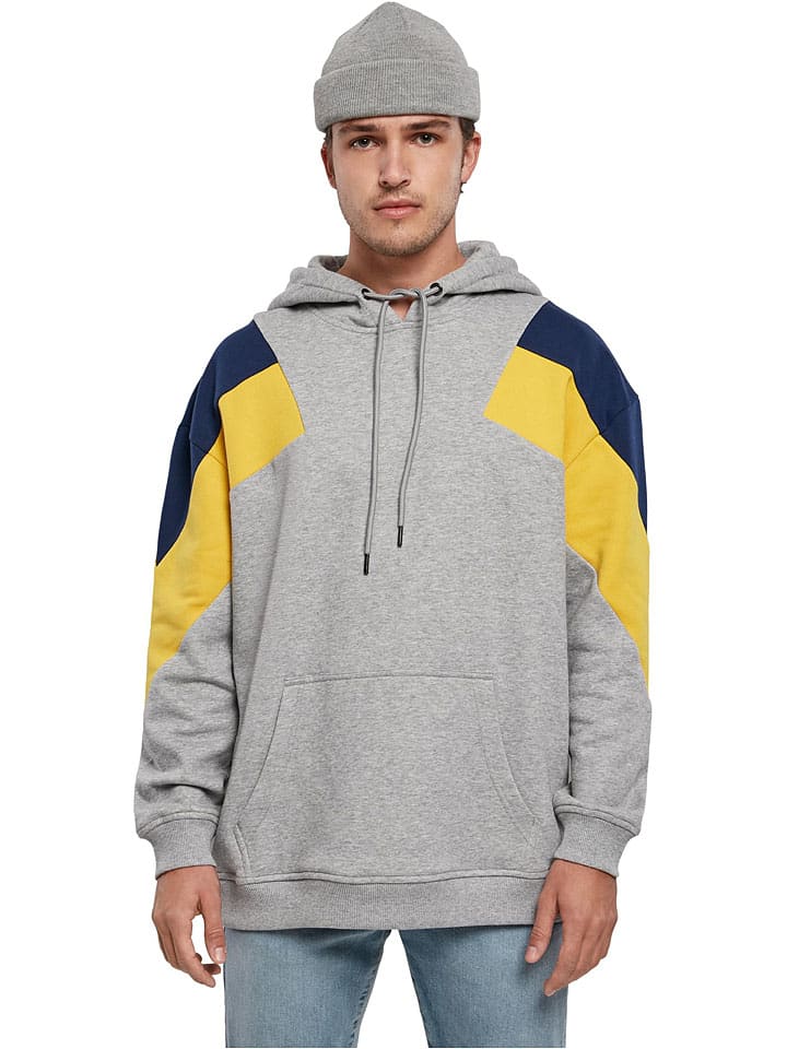 Urban Classics Худи серого/желтого/темно-синего цвета
Urban Classics Худи серого/желтого/темно-синего цвета