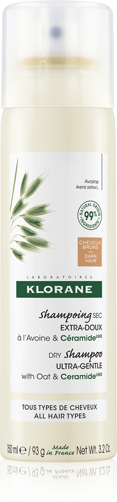Мягкий сухой шампунь Avoine для темных волос Klorane, 150 мл
Мягкий сухой шампунь Avoine для темных волос Klorane, 150 мл