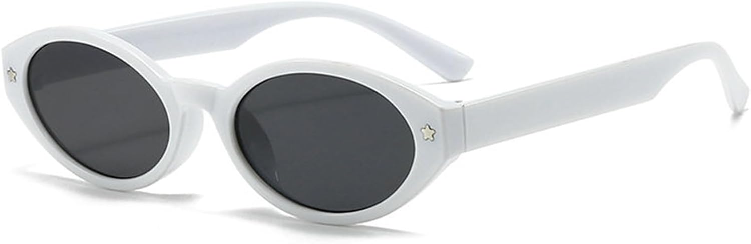 Солнцезащитные очки Willochra в стиле ретро, овальные, для женщин и мужчин, маленькие, в стиле 90-х, модные женские очки, милые очки «кошачий глаз», защита от ультрафиолета UV400, C8
Солнцезащитные очки Willochra в стиле ретро, овальные, для женщин и мужчин, маленькие, в стиле 90-х, модные женские очки, милые очки «кошачий глаз», защита от ультрафиолета UV400, C8