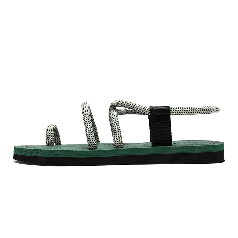 NANJIREN Мужские сандалии с одной лямкой зелёные, цвет Green 
NANJIREN Мужские сандалии с одной лямкой зелёные, цвет Green